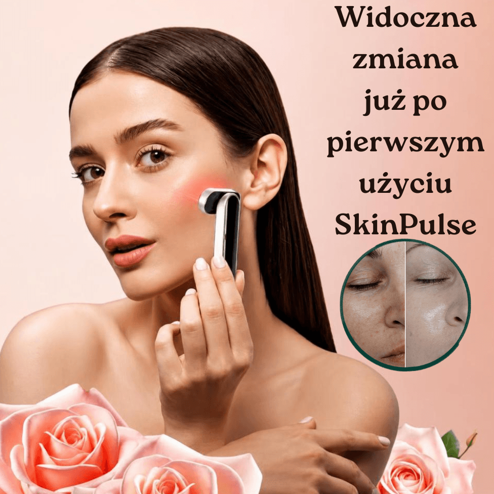 SkinPulse - Domowy lifting twarzy z mikroprądami EMS